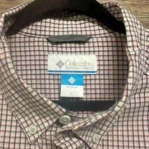 Columbia Brown Casual Button Down Shirt - Picture 4 of 4